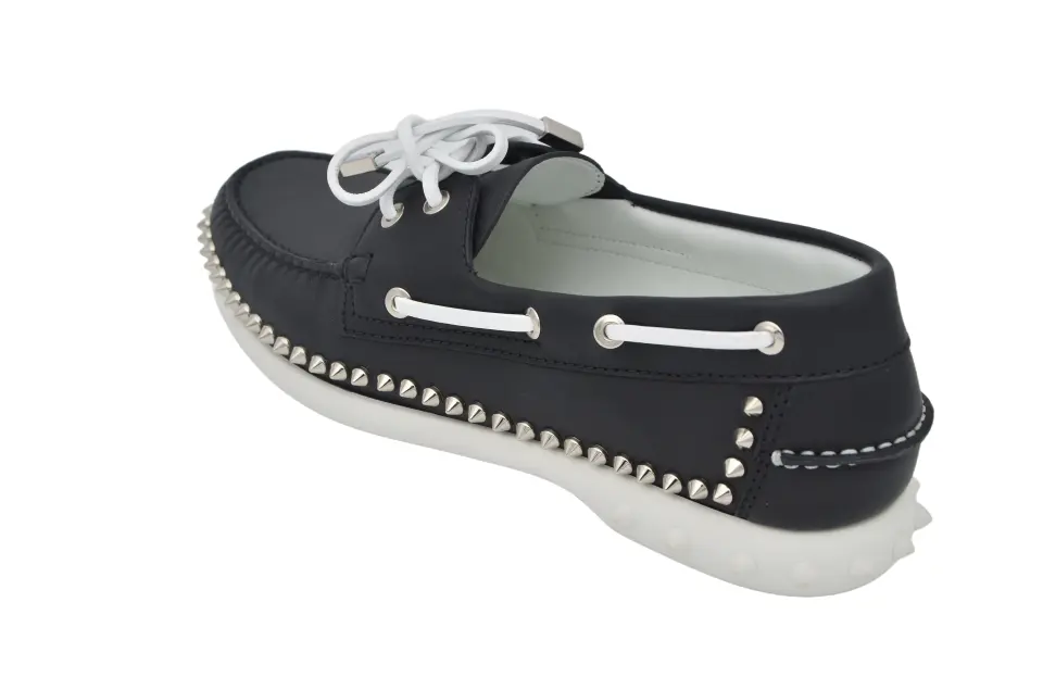 Erkek Siyah Zımba Detaylı Loafer
