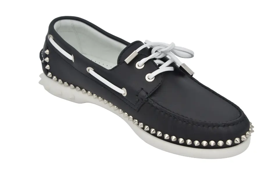 Erkek Siyah Zımba Detaylı Loafer