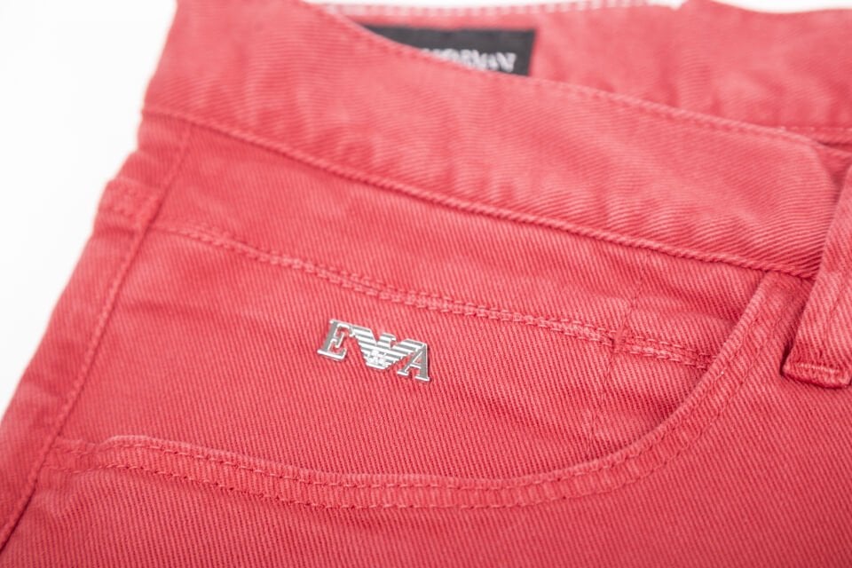 Erkek Kırmızı Slim Jean Pantolon