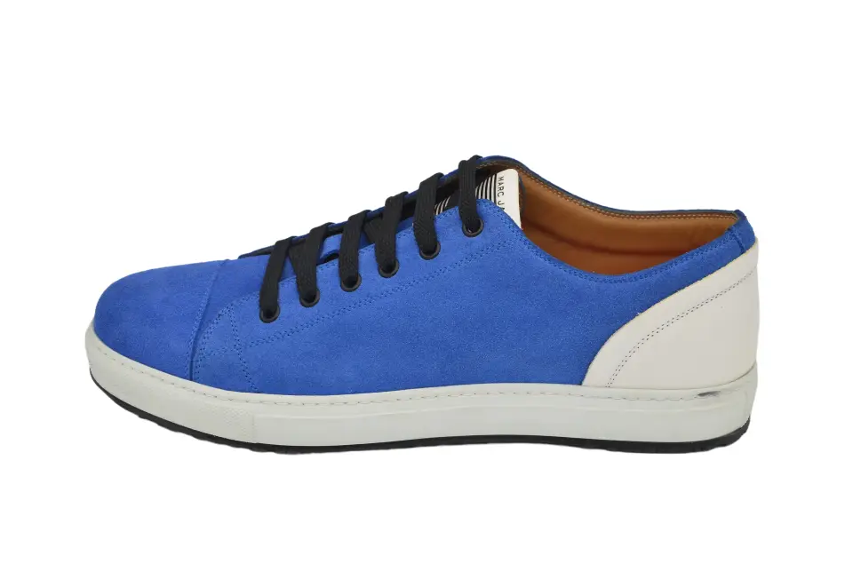 Erkek Saks Mavi Süet Sneaker