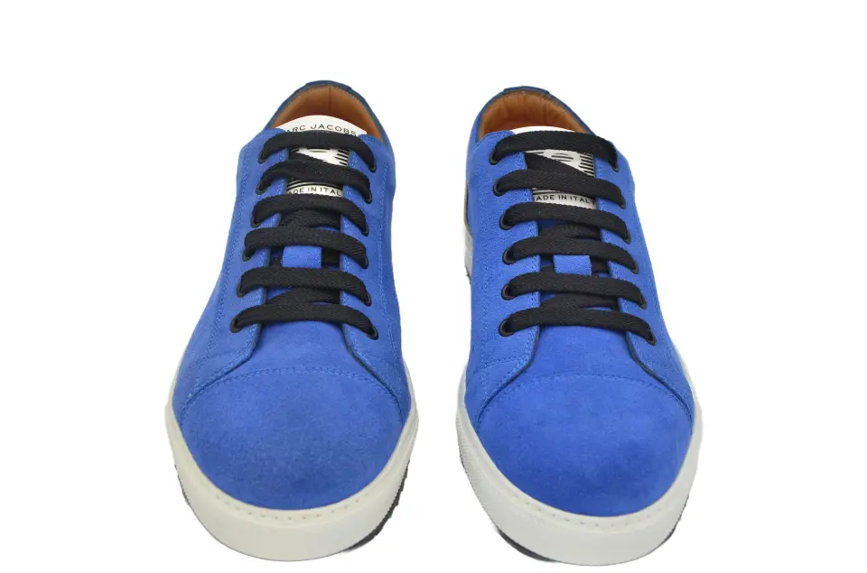 Erkek Saks Mavi Süet Sneaker