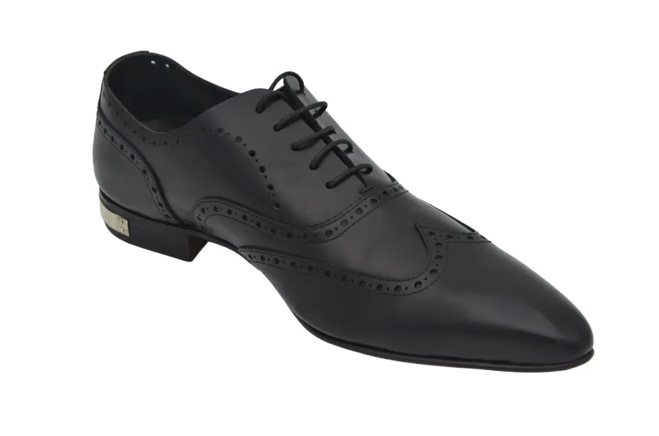 Erkek Siyah Brogue Klasik Ayakkabı