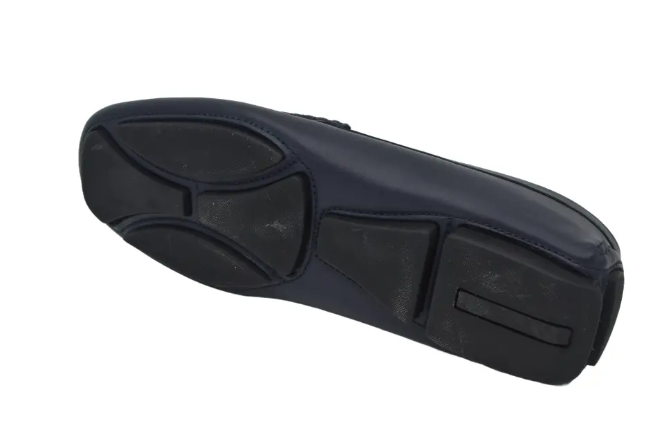 Erkek Lacivert Çivi Detaylı Loafer