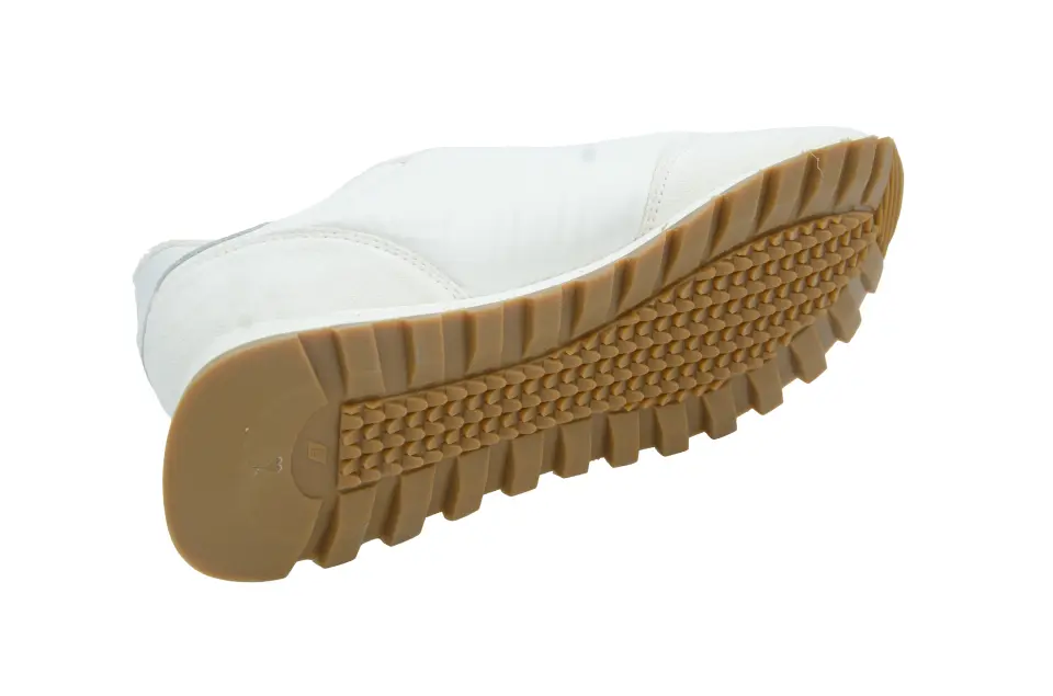Erkek Beyaz Süet Detaylı Sneaker