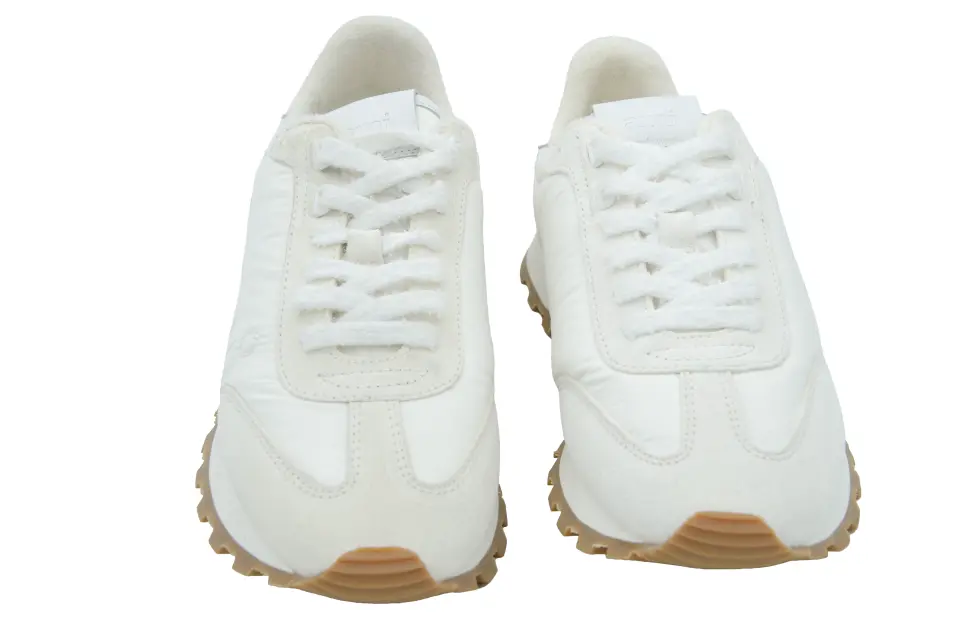 Erkek Beyaz Süet Detaylı Sneaker