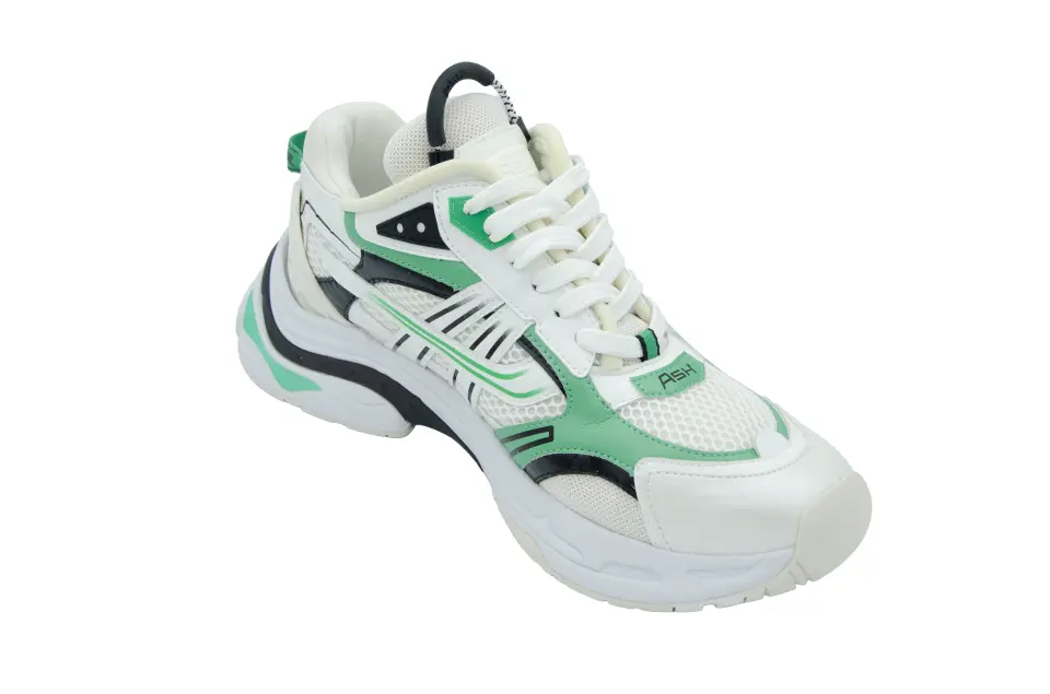 Erkek Beyaz Yeşil Racer Sneaker