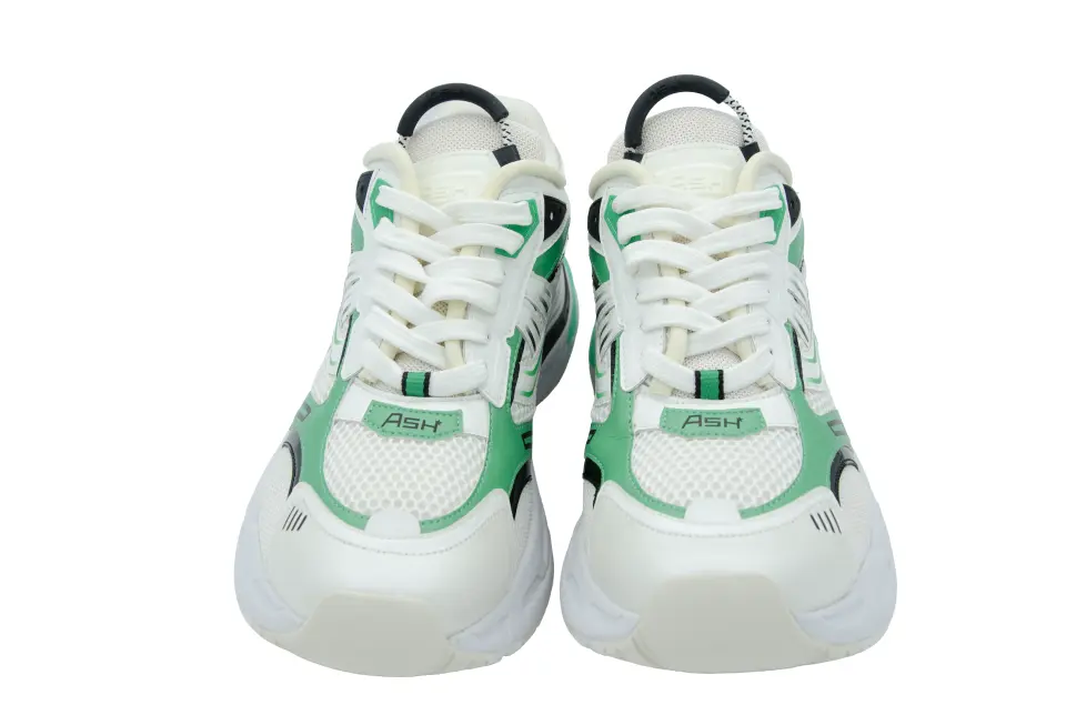 Erkek Beyaz Yeşil Racer Sneaker
