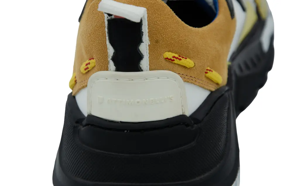 Erkek Kırmızı Sarı Bağcık Detaylı Sneaker