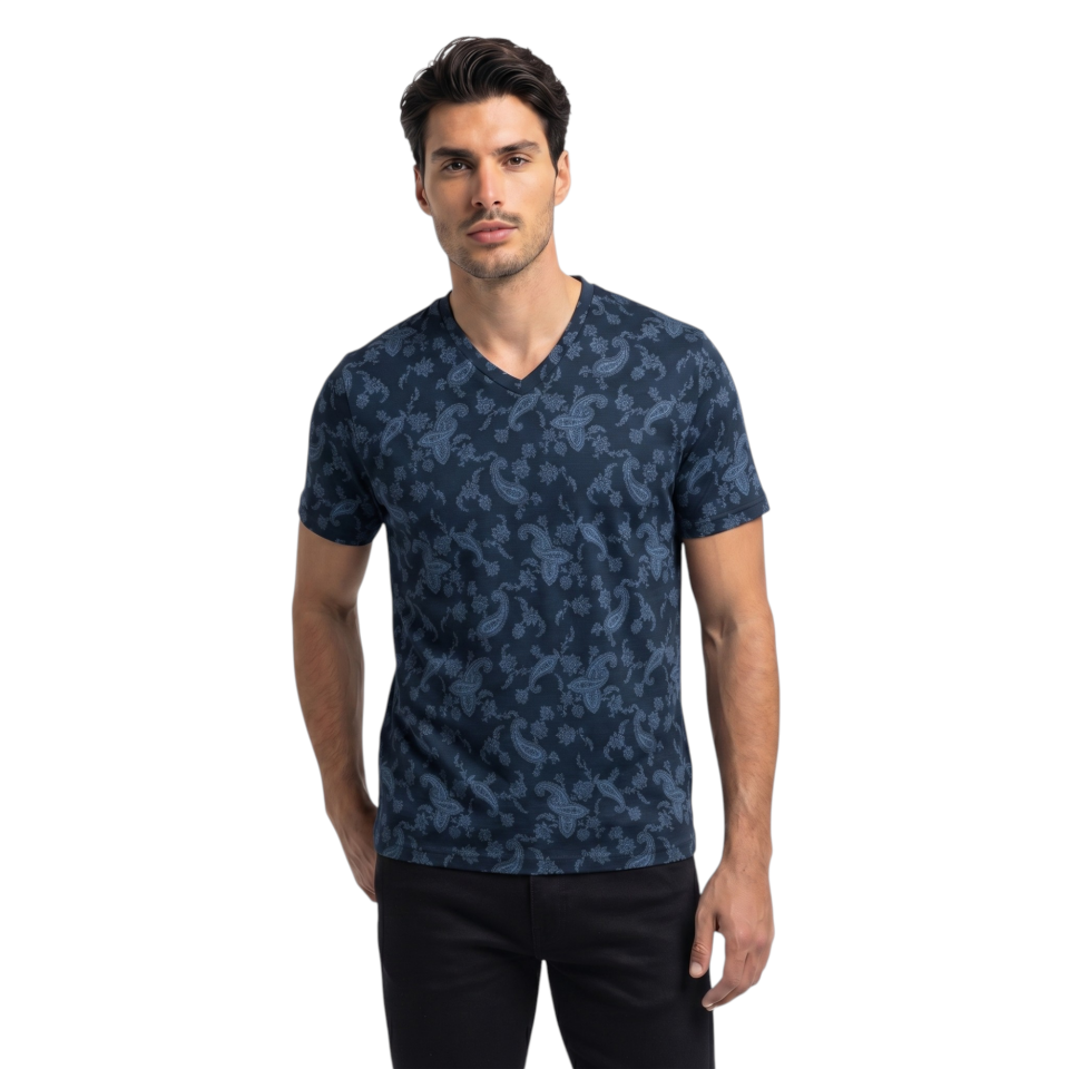 ETRO Şal Desen Detaylı T-Shirt