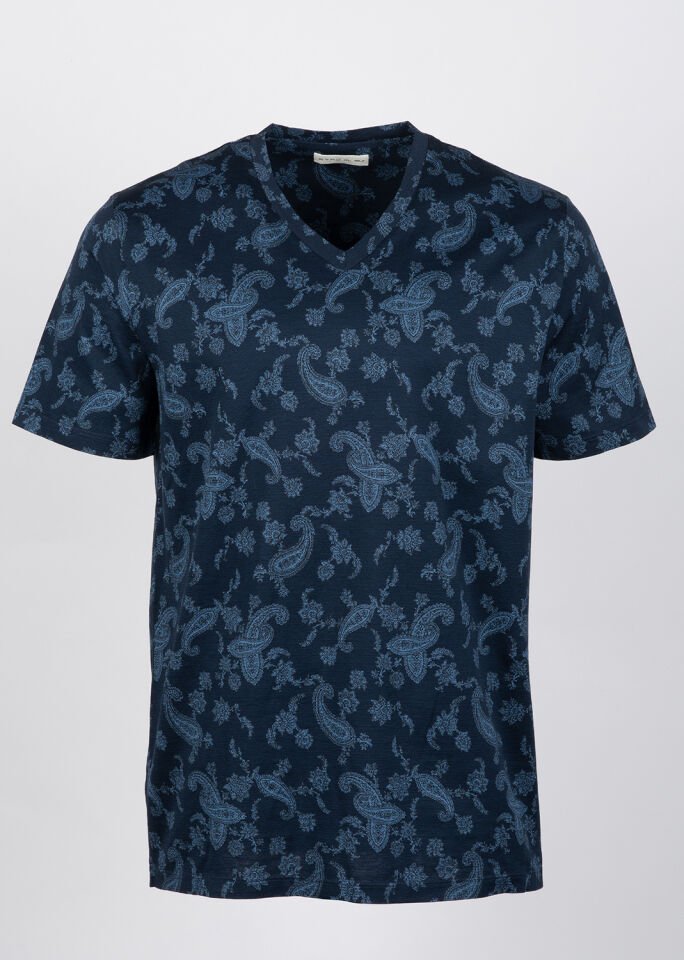 ETRO Şal Desen Detaylı T-Shirt