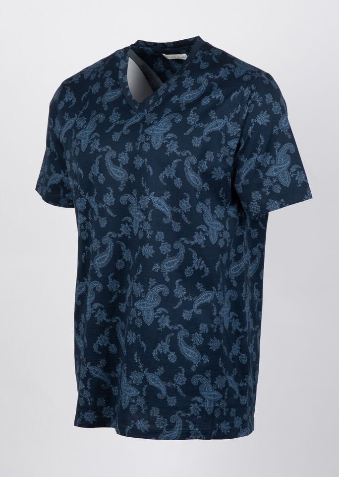 ETRO Şal Desen Detaylı T-Shirt