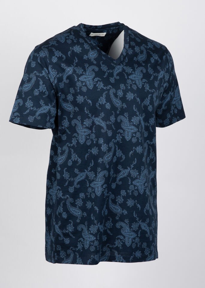ETRO Şal Desen Detaylı T-Shirt