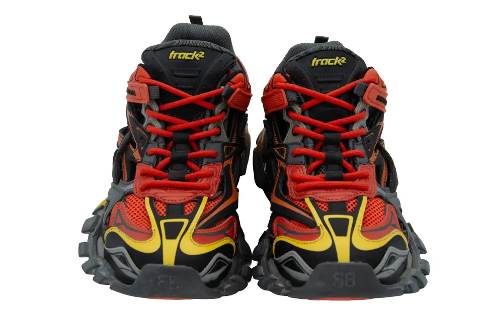 Erkek Turuncu Sarı Fileli Sneaker