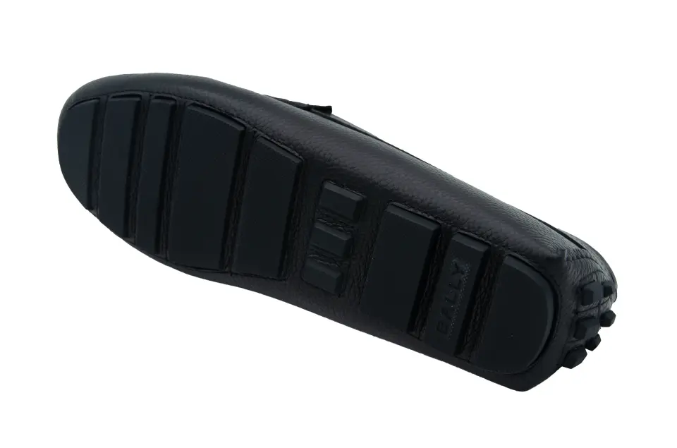 Erkek Siyah Metal Aksesuar Detaylı Loafer