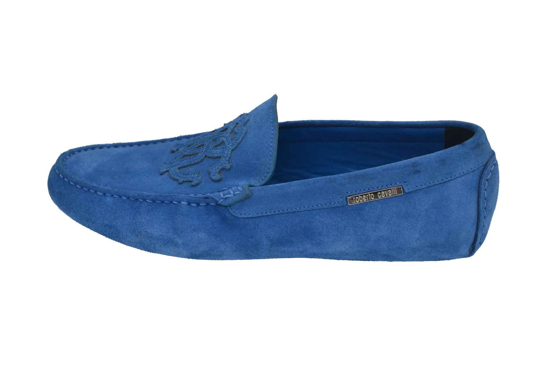 Erkek Saks Mavi Süet Loafer