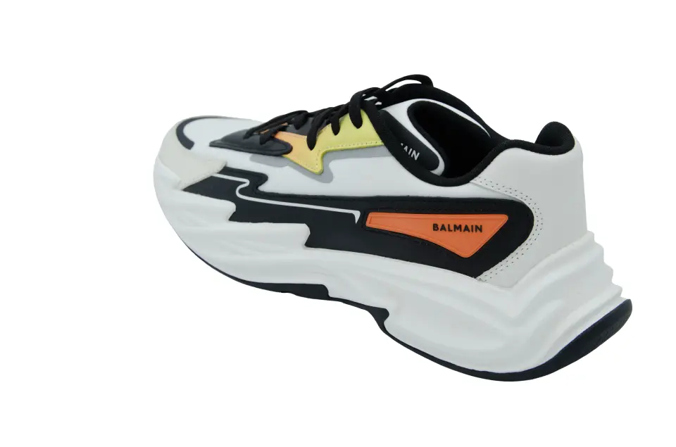 Erkek Sarı Turuncu Süet Detaylı Sneaker