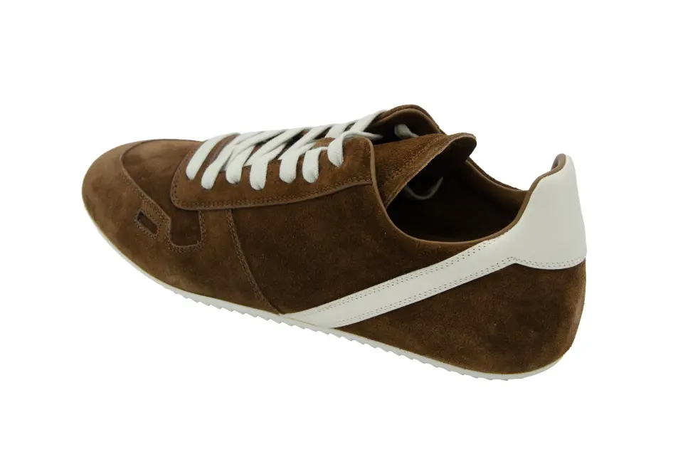 Erkek Kahverengi Süet Sneaker