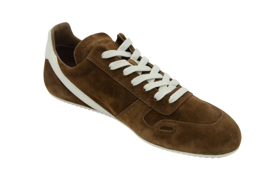 Erkek Kahverengi Süet Sneaker