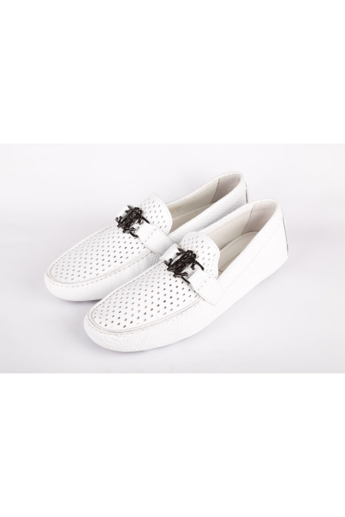 Erkek Beyaz Loafer Ayakkabı