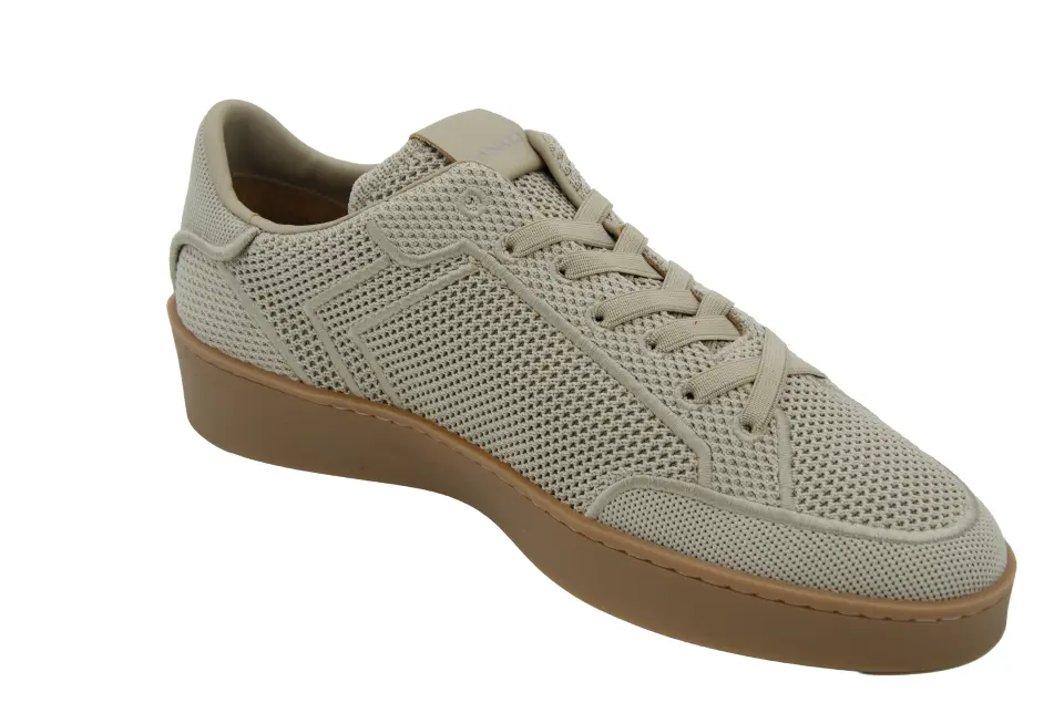 Erkek Bej Deri Sneaker