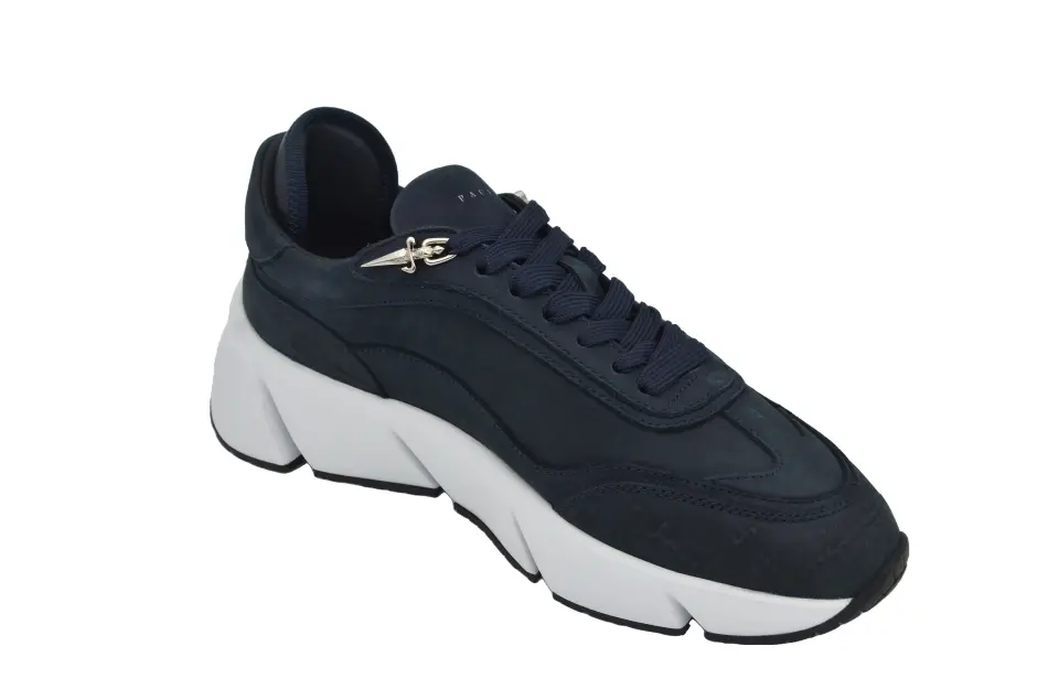 Erkek Lacivert Nubuk Sneaker