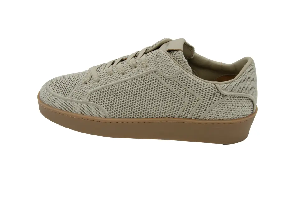 Erkek Bej Deri Sneaker
