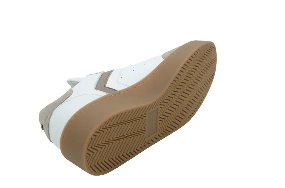 Erkek Beyaz Geyik Derisi Sneaker