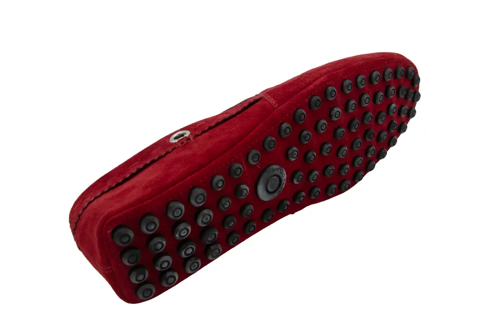 Erkek Kırmızı Süet Loafer