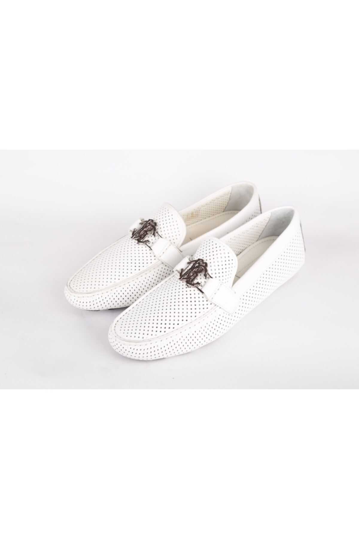 Erkek Beyaz Loafer Ayakkabı
