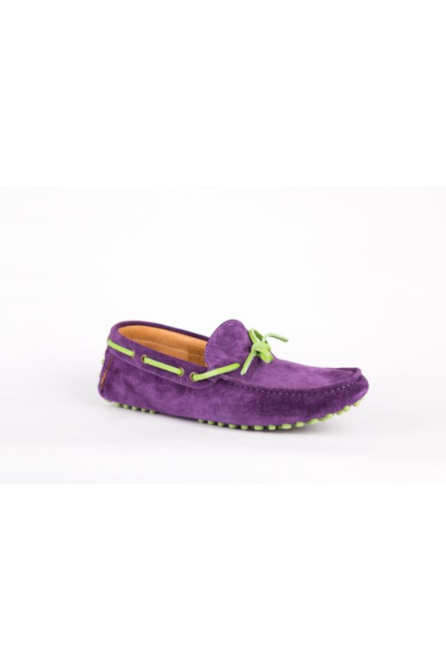 Erkek Mor Loafer Ayakkabı