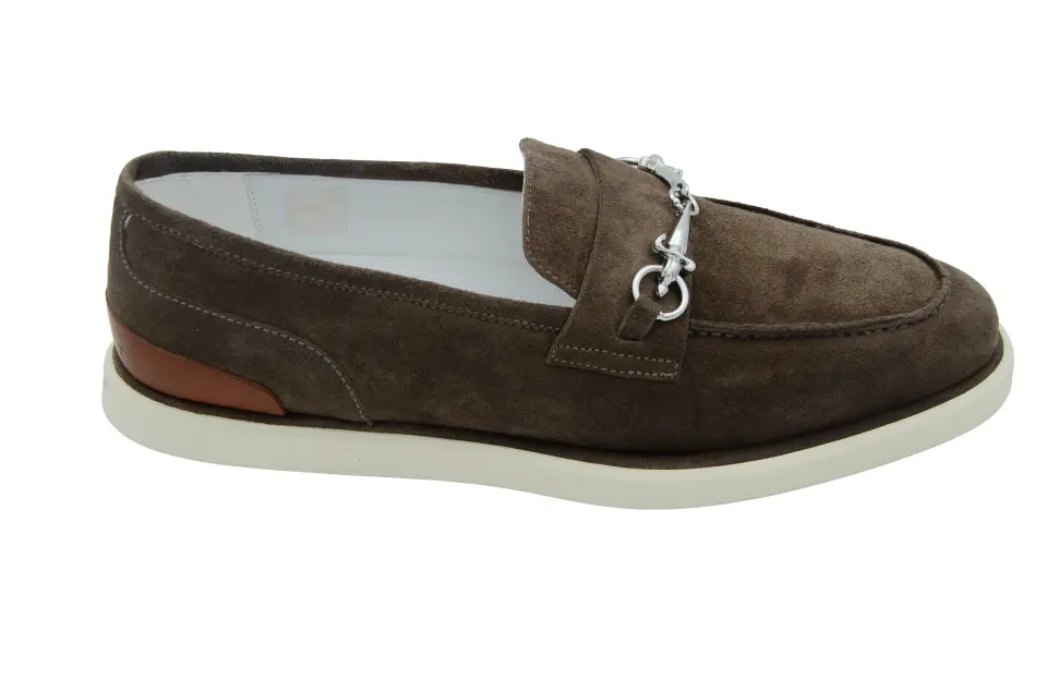 Erkek Kahverengi Süet Loafer