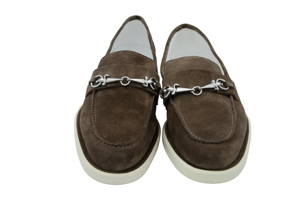 Erkek Kahverengi Süet Loafer