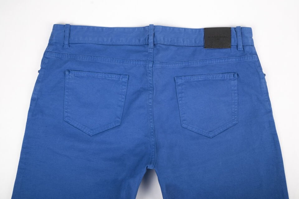 Erkek Saks Mavi Slim Jean Pantolon