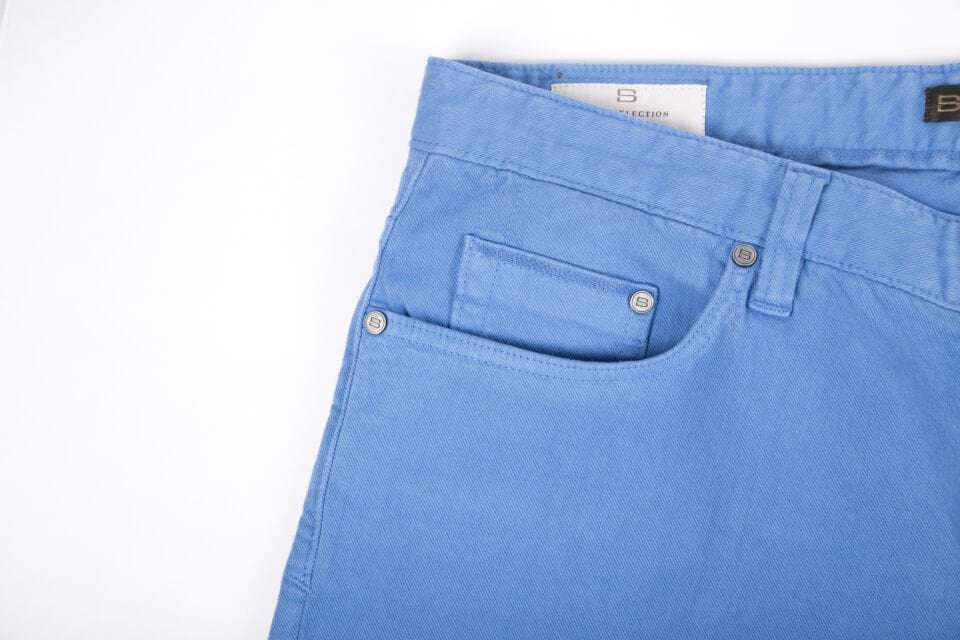Erkek Mavi Slim Jean Pantolon