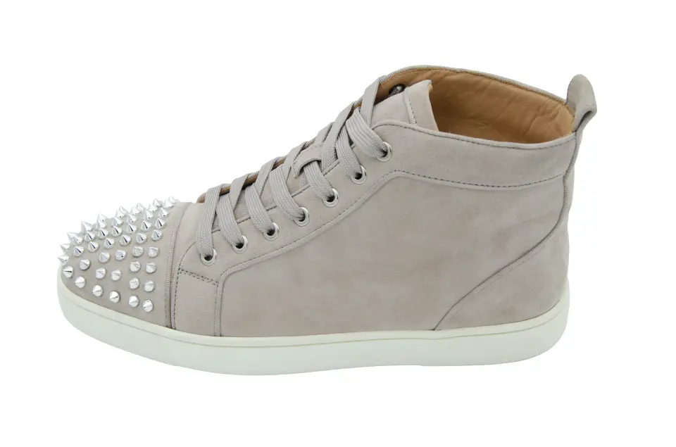 Erkek Krem Rengi Oversize Süet Sneaker