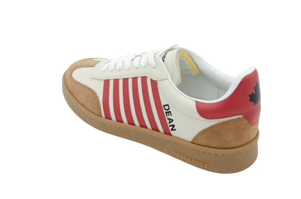 Erkek Kırmızı Şeritli Oversize Sneaker