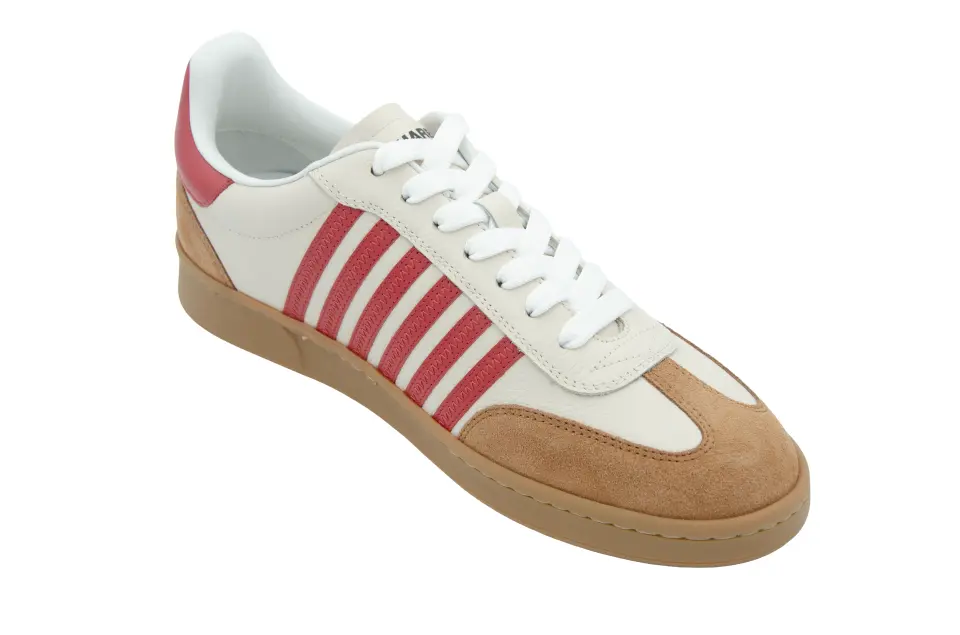 Erkek Kırmızı Şeritli Oversize Sneaker