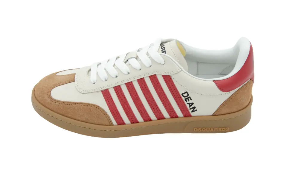 Erkek Kırmızı Şeritli Oversize Sneaker