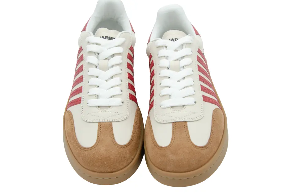 Erkek Kırmızı Şeritli Oversize Sneaker