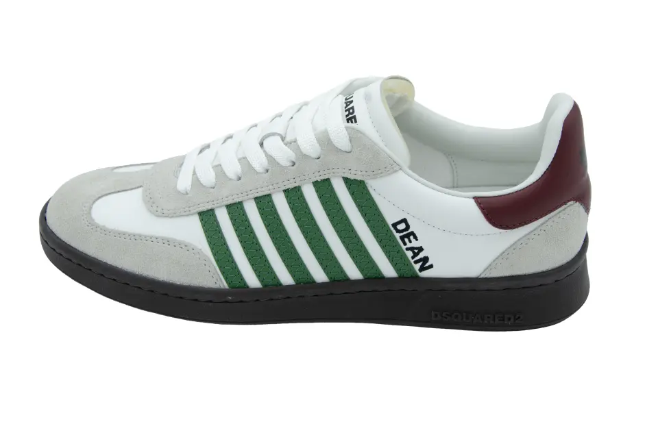 Erkek Yeşil Şeritli Oversize Sneaker