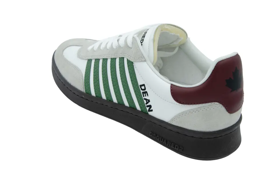 Erkek Yeşil Şeritli Oversize Sneaker