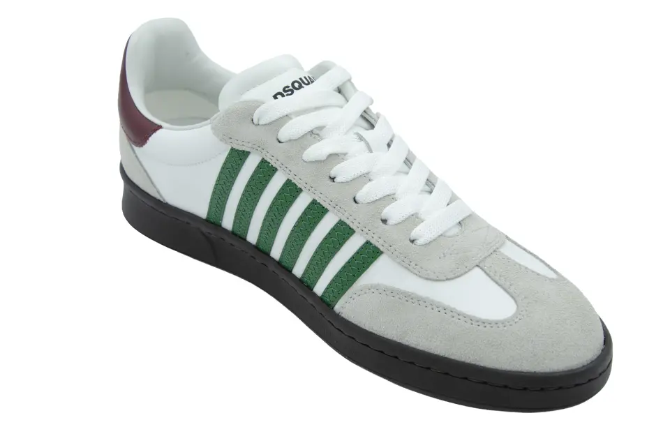 Erkek Yeşil Şeritli Oversize Sneaker